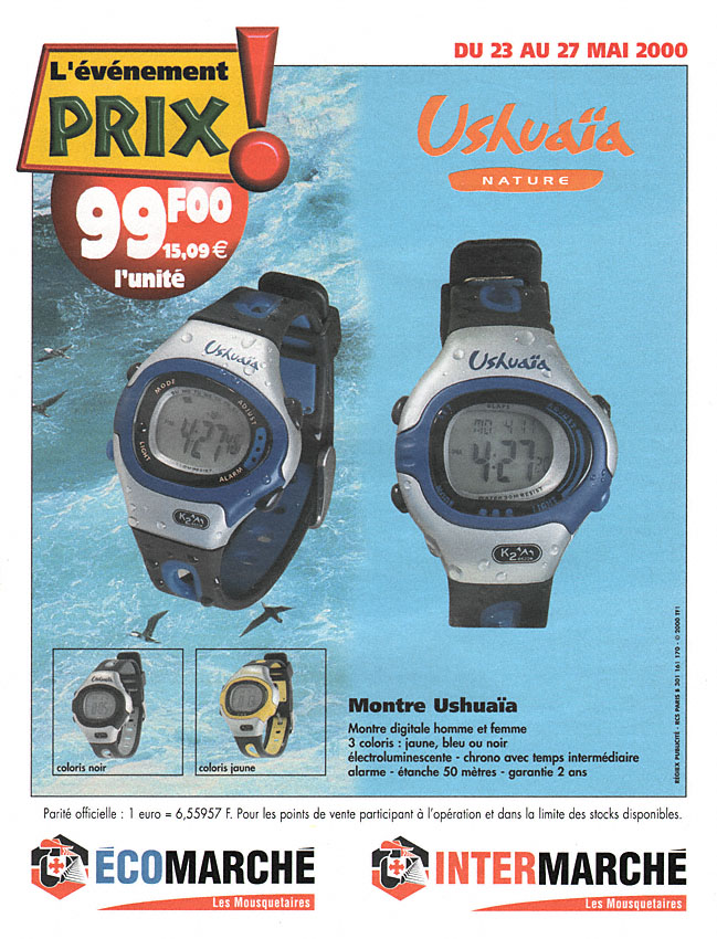 Publicité Intermarche 2000