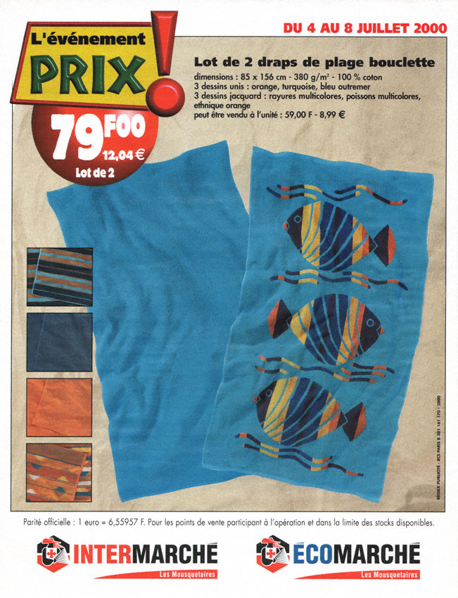 Publicité Intermarche 2000