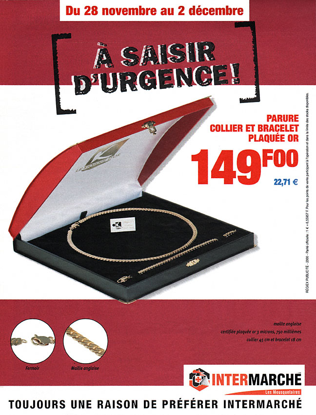 Publicité Intermarche 2000