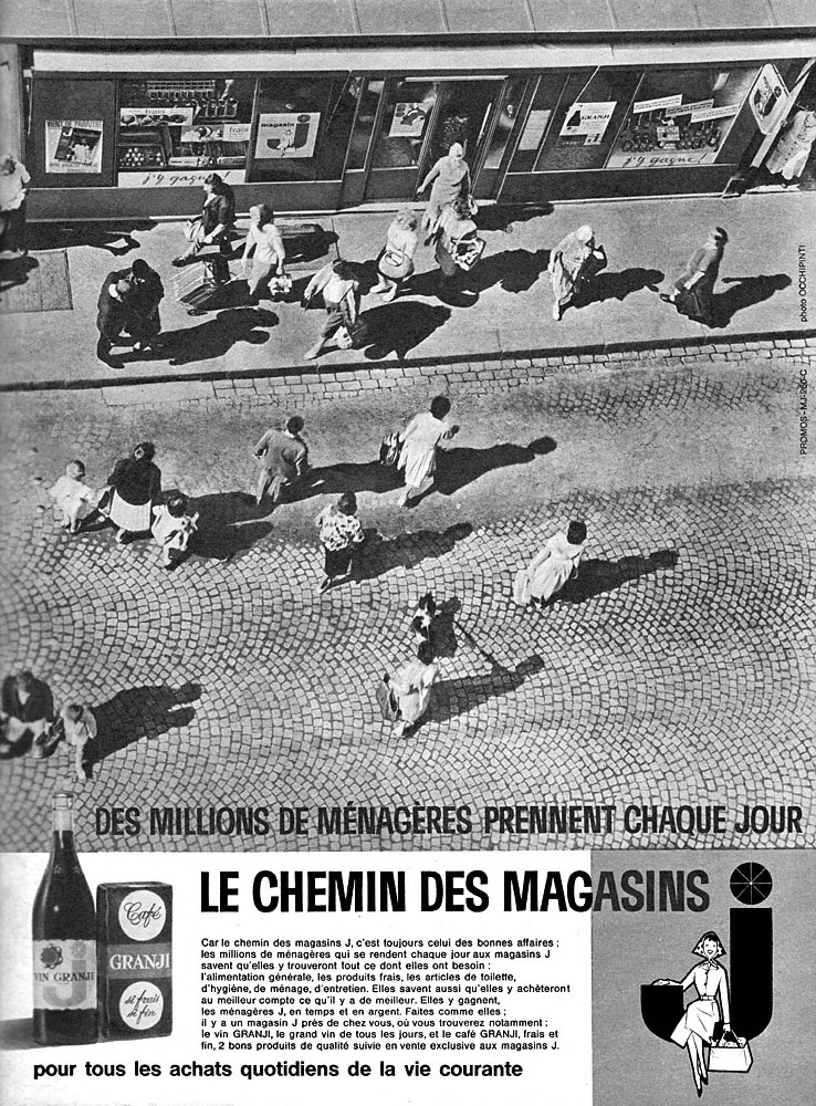 Publicité Magasin J 1961