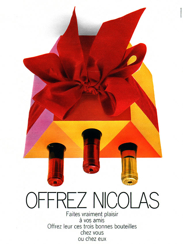 Publicité Nicolas 1968