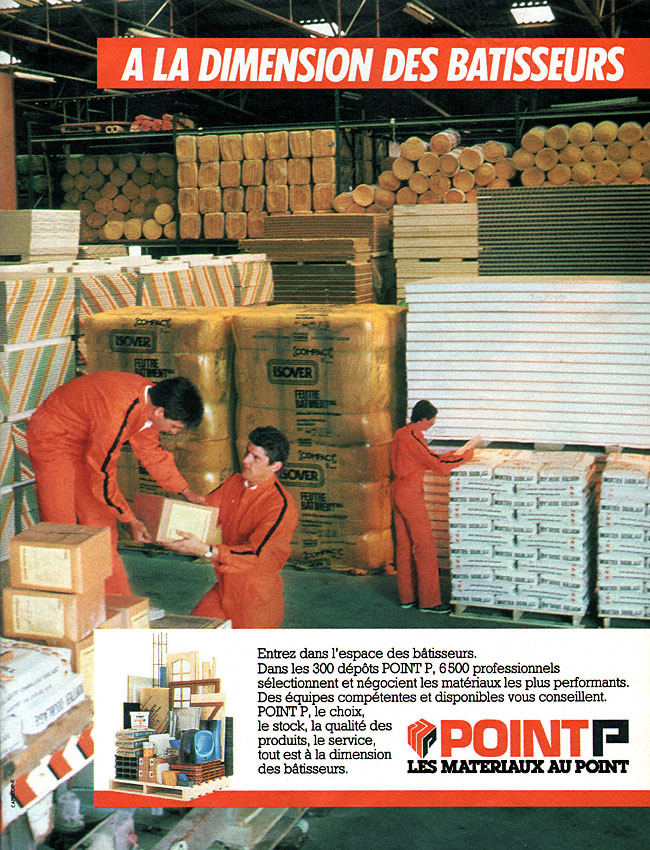 Publicité Point P 1988