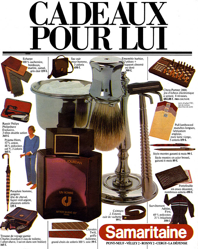 Publicité Samaritaine 1981