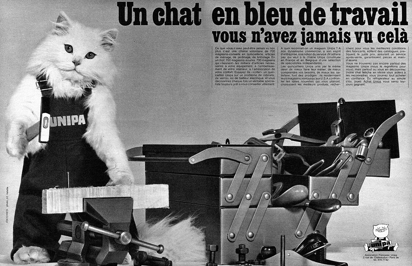 Publicité Unipa 1967