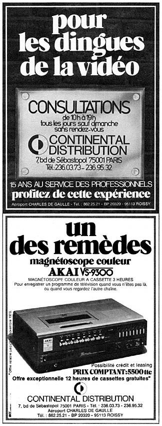 Publicité Zzdivers_ENS7 1979
