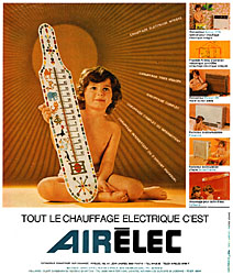 Publicit Airelec 1974