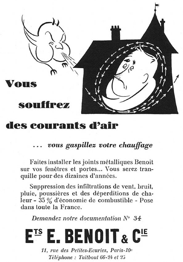 Publicité Benoit & Cie. 1951