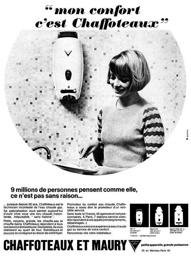Publicité Chaffoteaux & Maury 1966