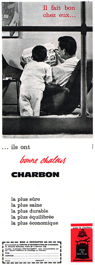 Publicité Divers Chauffage 1960