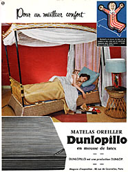 Marque Dunlopillo 1957