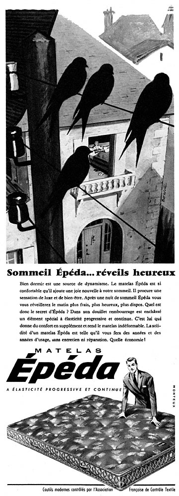 Publicité Epda 1958