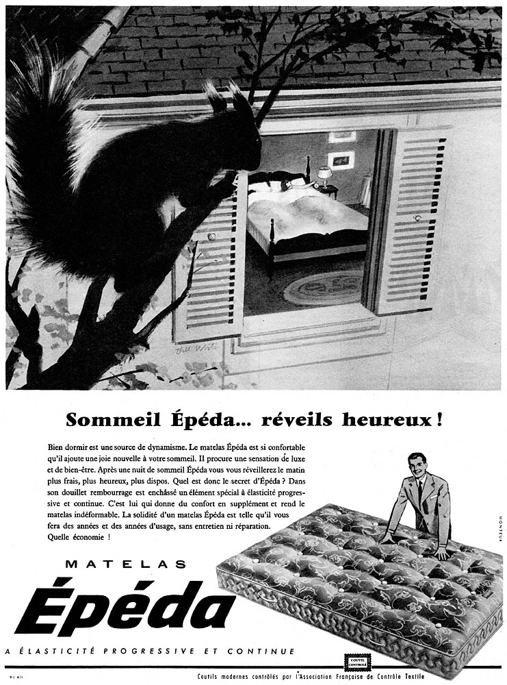 Publicité Epda 1959