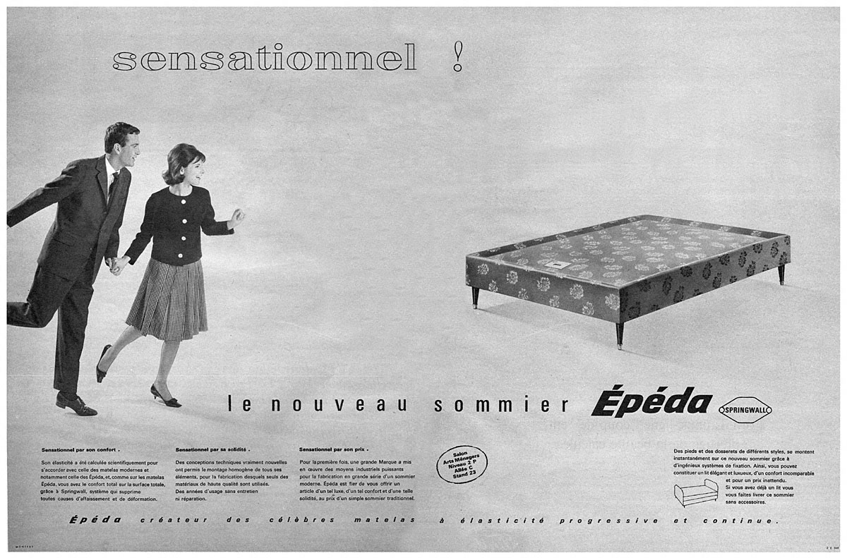 Publicité Epda 1962