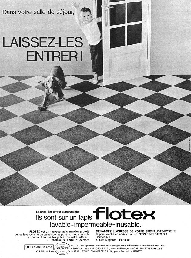 Publicité Flotex 1964