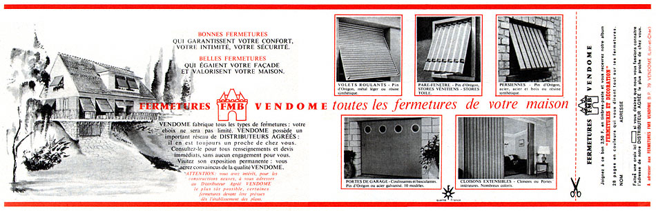 Publicité Fmb 1965