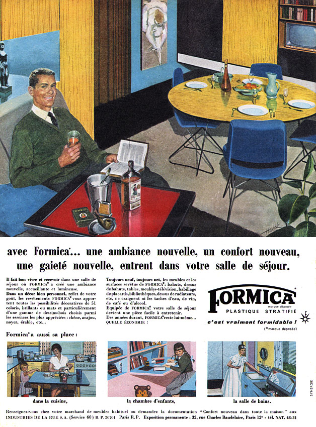 Publicité Formica 1959