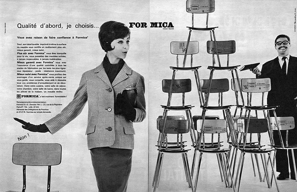 Publicité Formica 1961