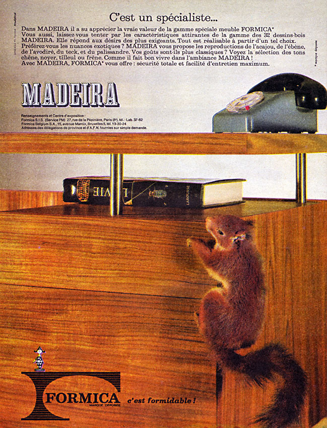 Publicité Formica 1963