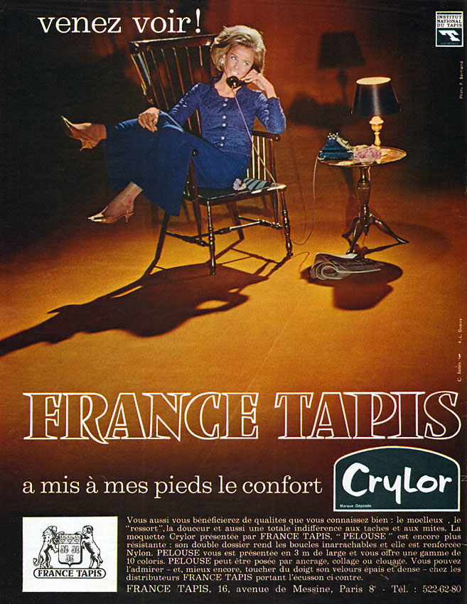 Publicité France Tapis 1966