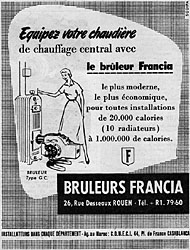 Publicit Francia 1953
