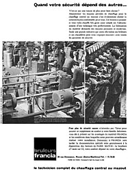 Publicit Francia 1961