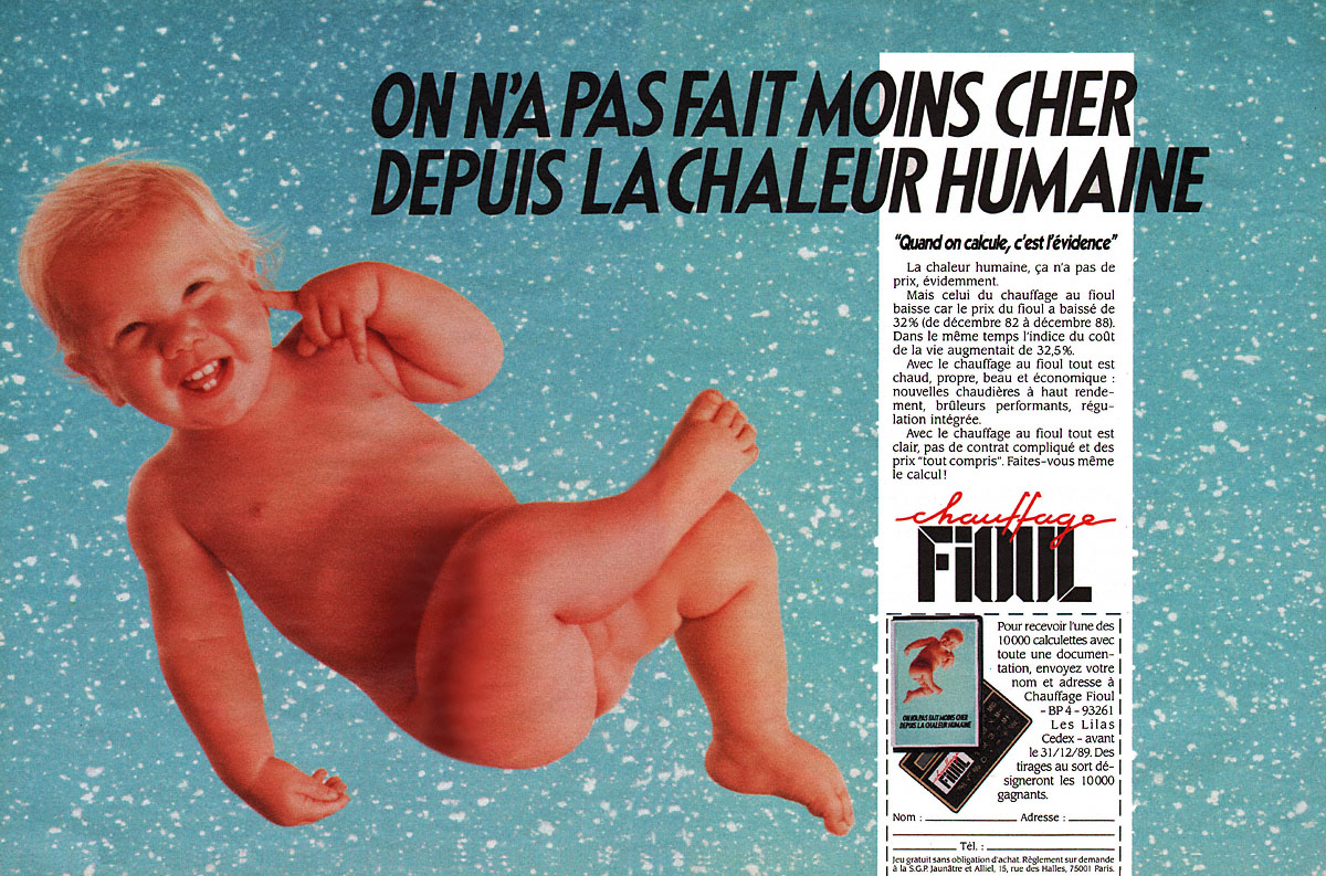 Publicité Fuel 1989