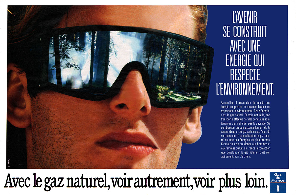 Publicité Gaz 1989