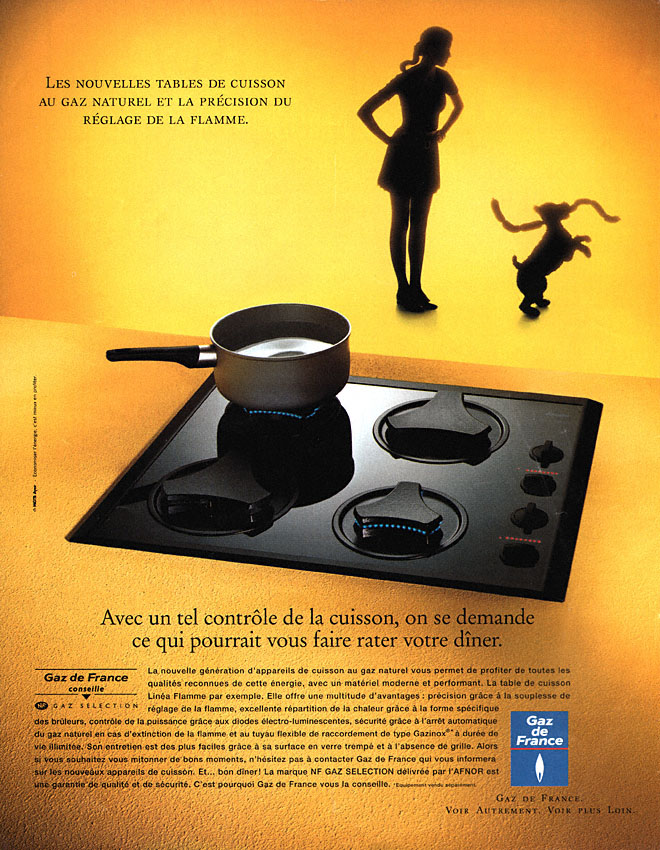 Publicité Gaz 1994