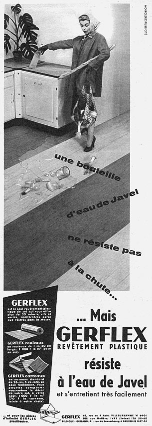 Publicité Gerflex 1957