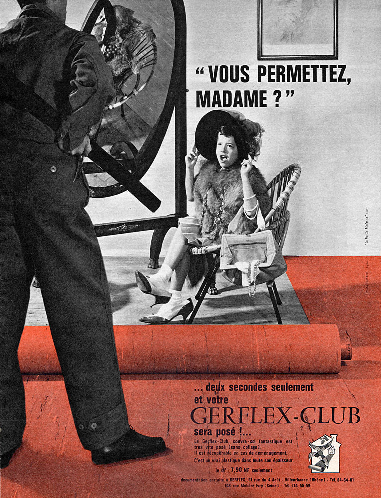 Publicité Gerflex 1962