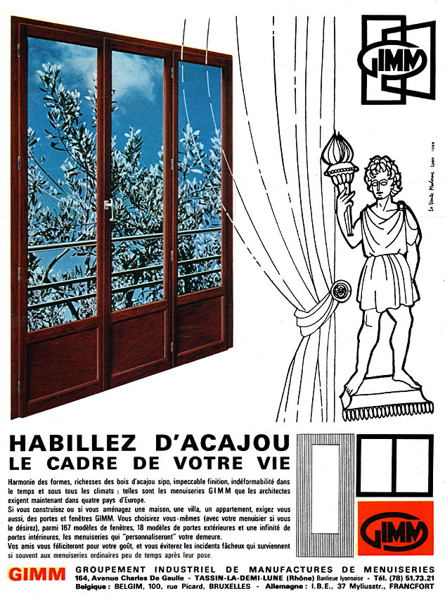 Publicité Gimm 1966