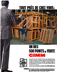 Publicité Gimm 1967