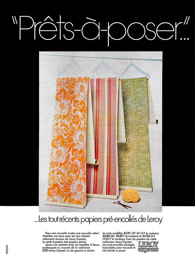 Publicité Leroy 1971