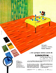 Publicit Linoleum 1962
