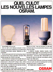 Publicit Osram 1989