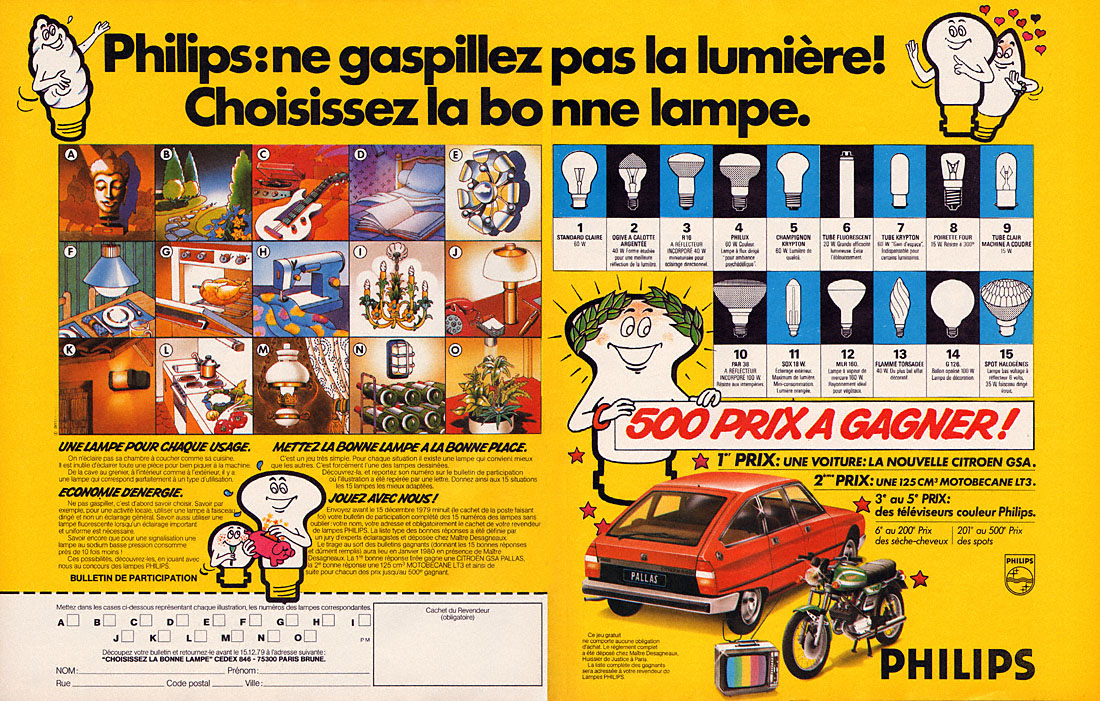 Publicité Philips 1979