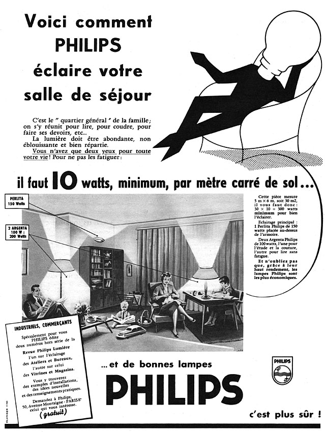 Publicité Philips 1956