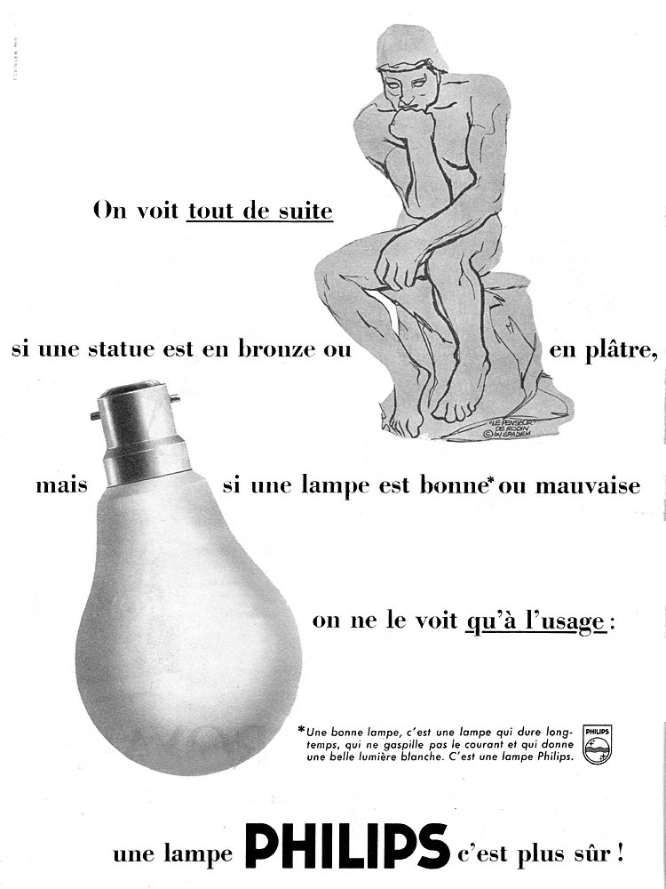 Publicité Philips 1959