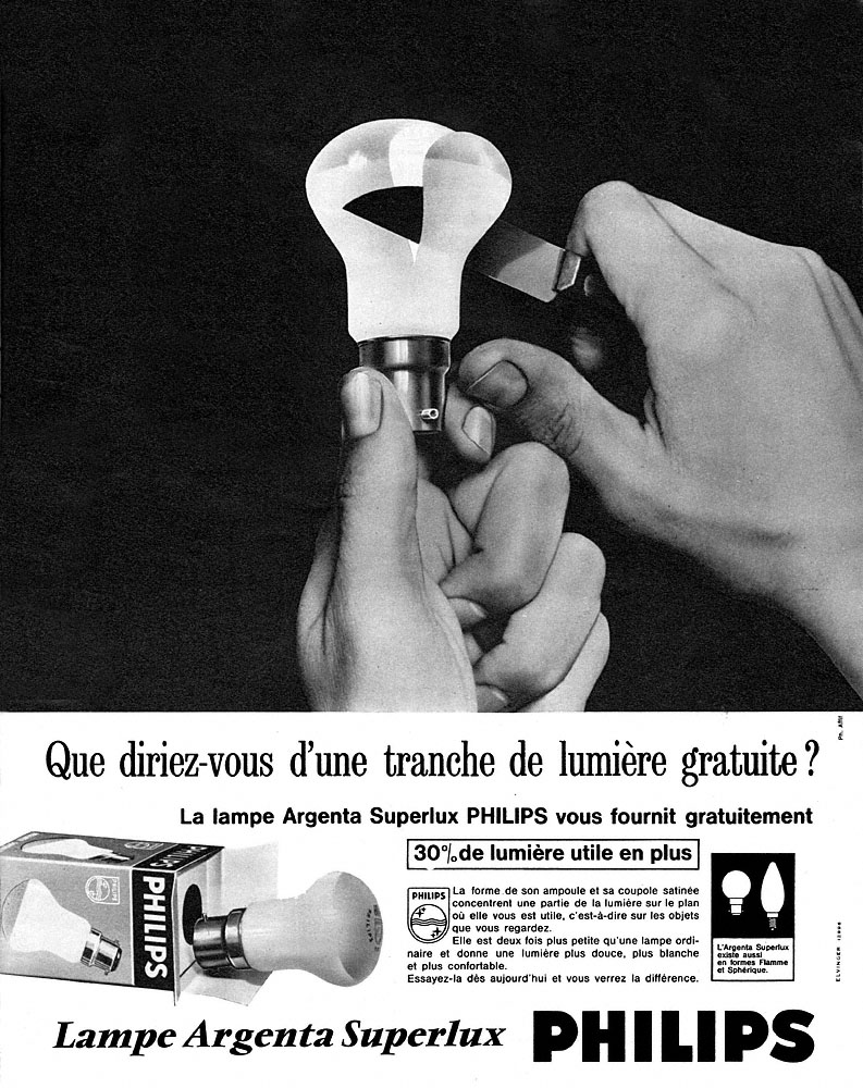 Publicité Philips 1963