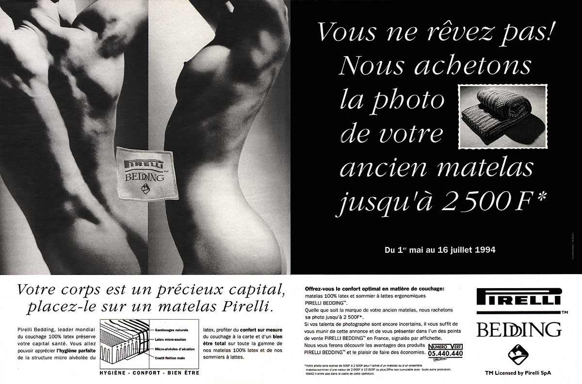 Publicité Pirelli 1994