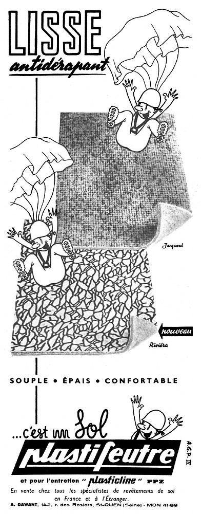 Publicité Plastifeutre 1961
