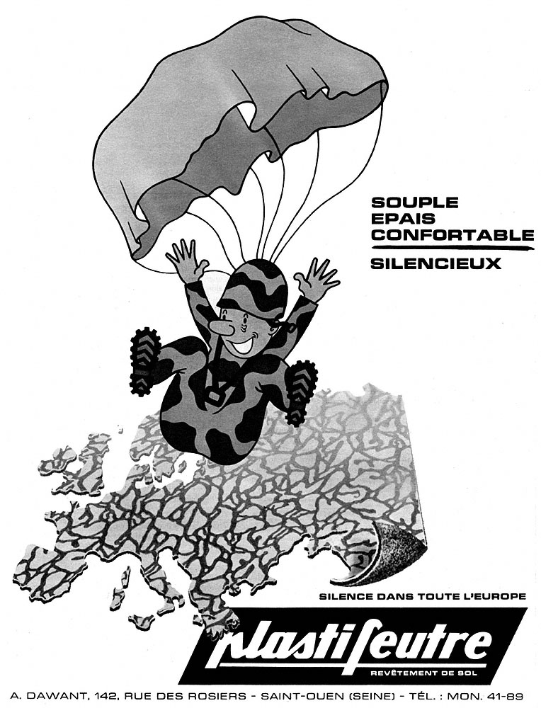 Publicité Plastifeutre 1962