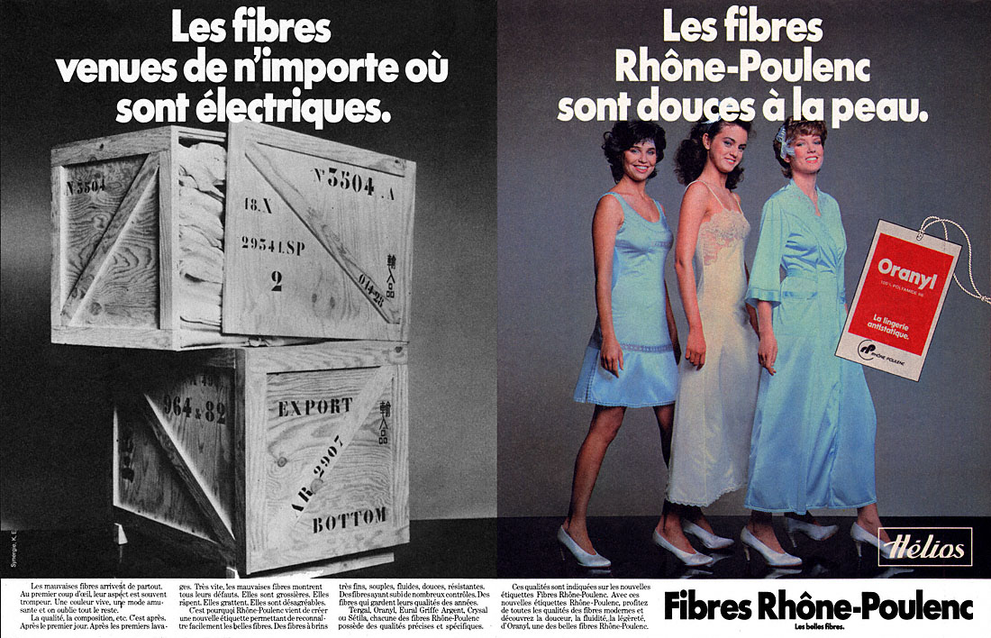 Publicité Rhne-Poulenc 1981