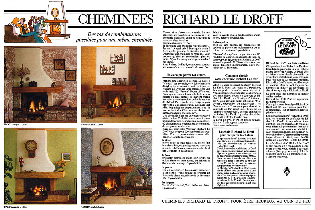 Publicité Richard Le Droff 1979