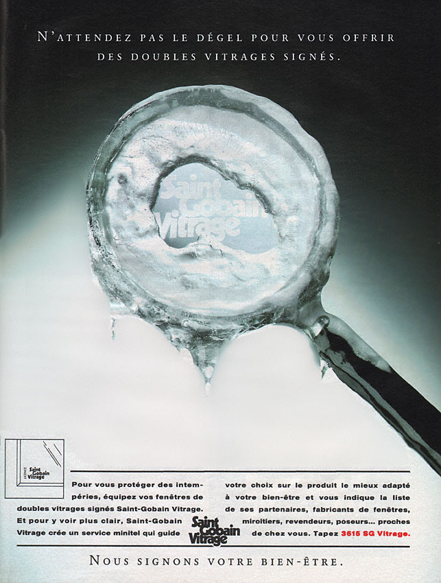 Publicité Saint Gobain 1991