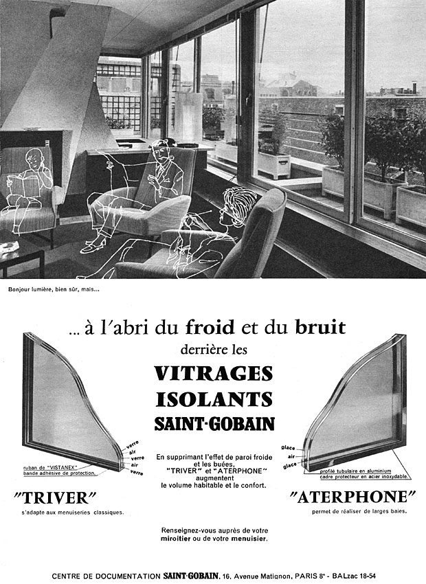 Publicité Saint Gobain 1959