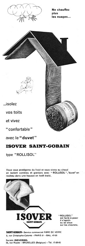 Publicité Saint Gobain 1961