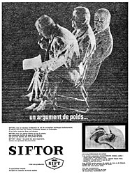 Publicit Siftor 1960