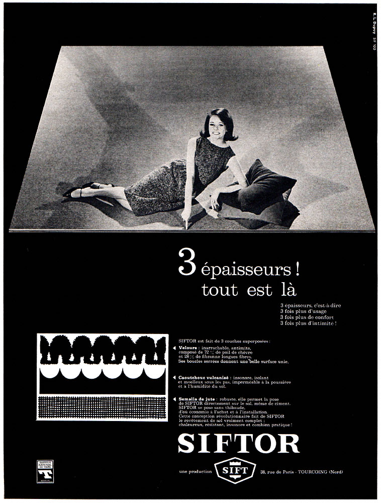 Publicité Siftor 1963