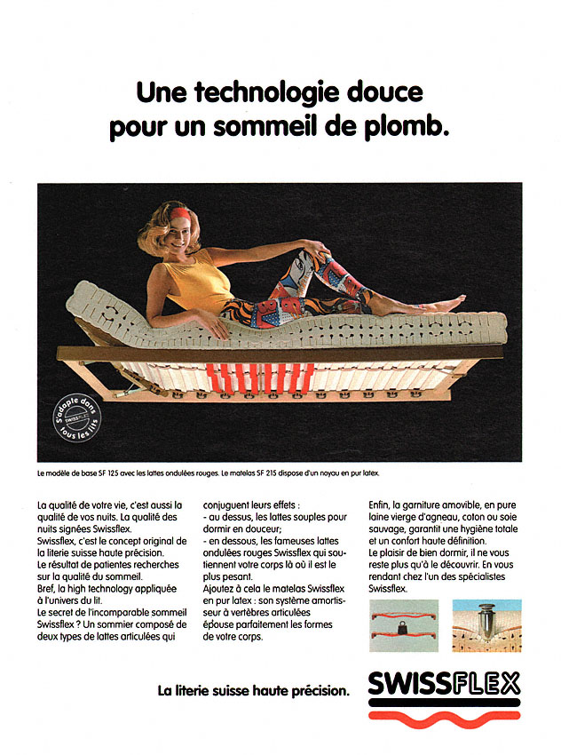 Publicité SwissFlex 1992